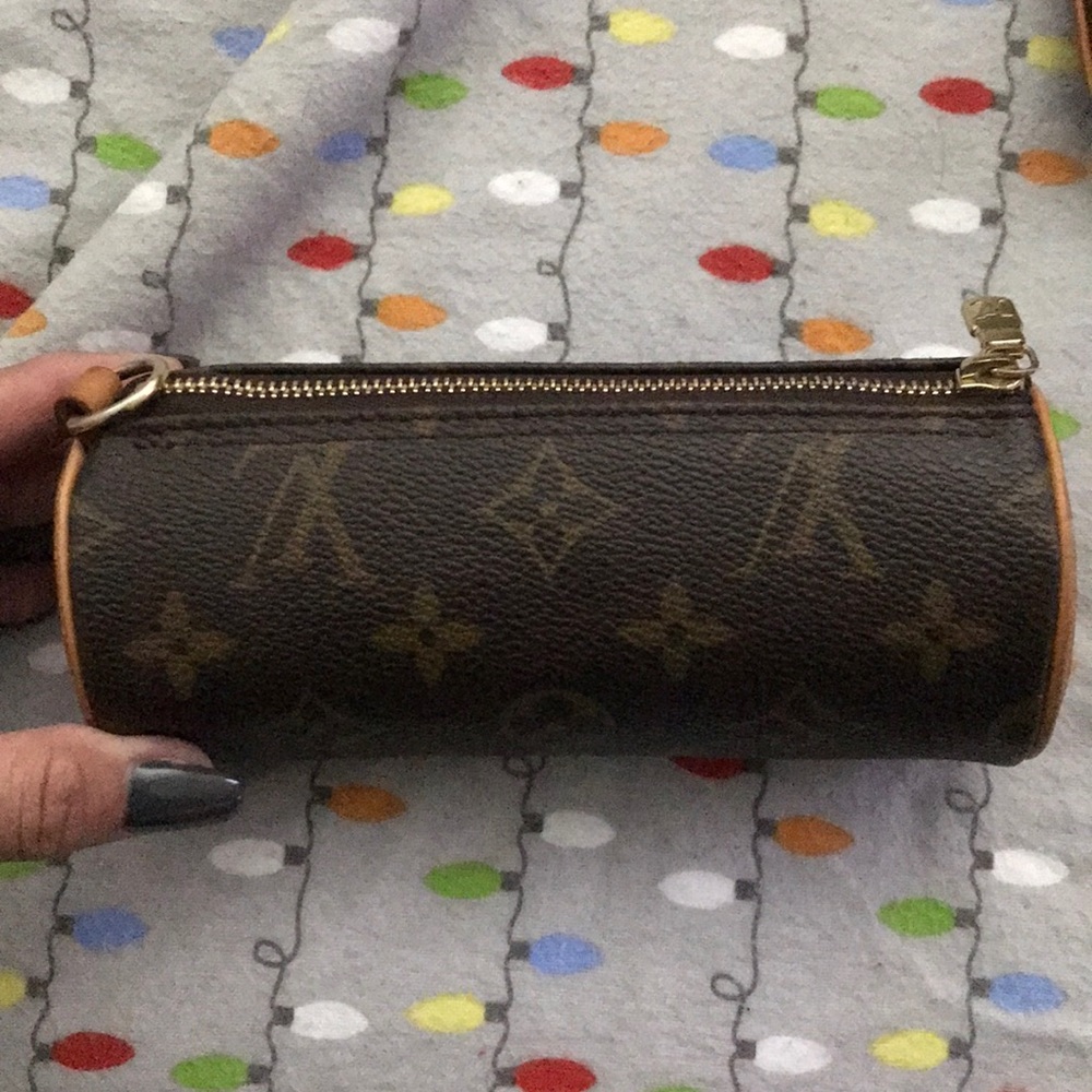 Vintage Louis Vuitton makeup cosmetic bag pouch